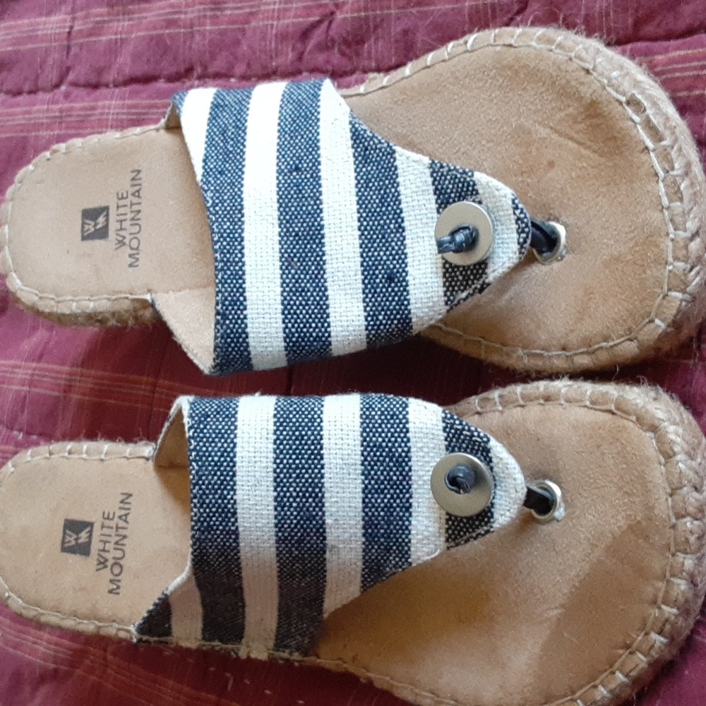 White Mountain nautical sandals